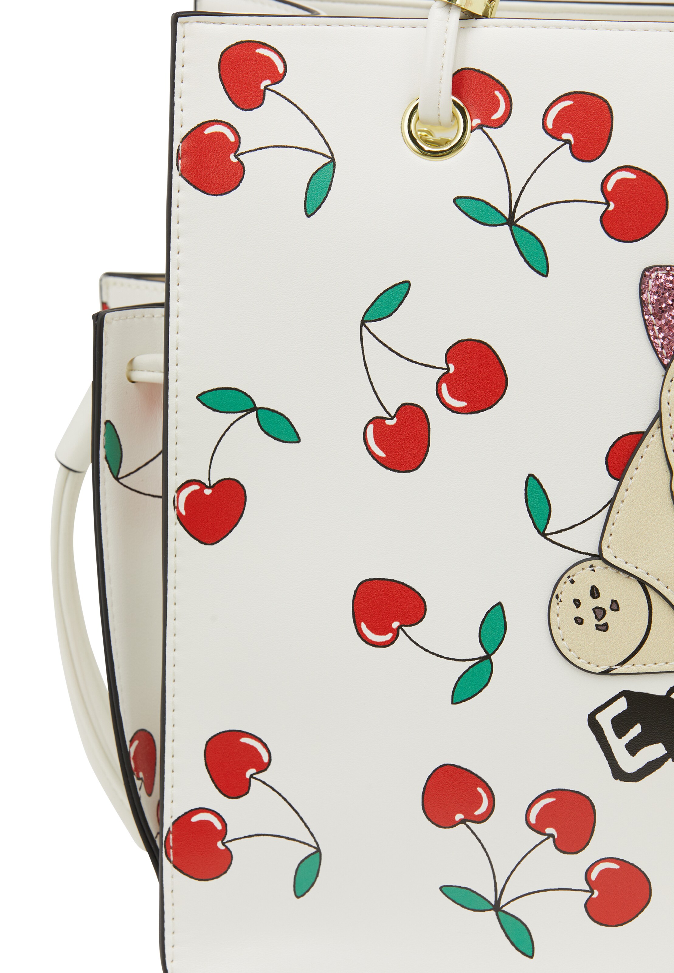 MYMO Nakupovalna torba 'Pop Eyetheme' | bela barva