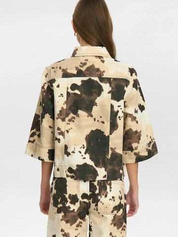 Camicia da donna 'Ivy' di NÜMPH in beige