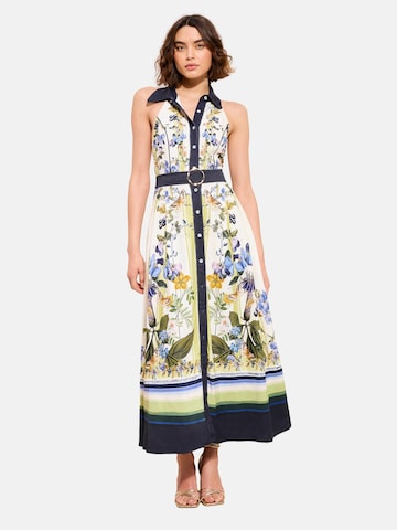 Lipsy Shirt dress in White: front