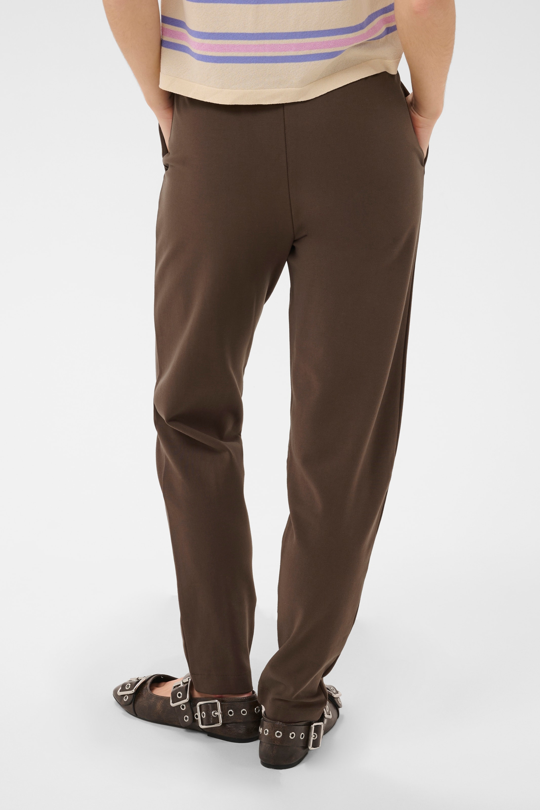 SAINT TROPEZ Regular Hose 'GennySZ' in Braun