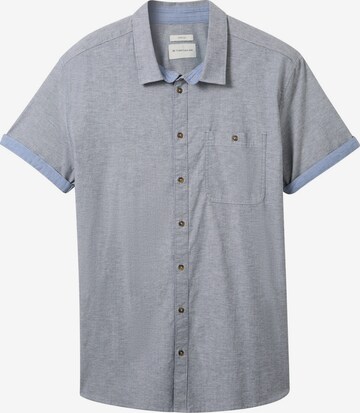 TOM TAILOR Men + Comfort fit Button Up Shirt in Blue: front