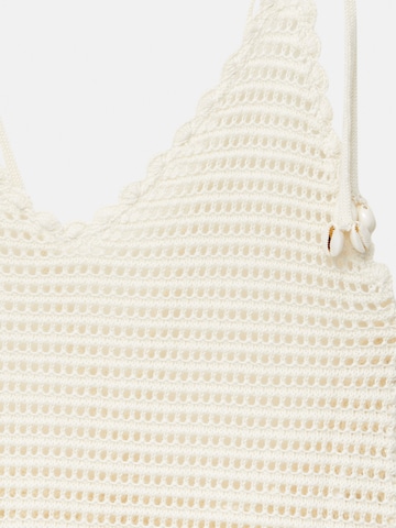 Pull&Bear Knit dress in Beige