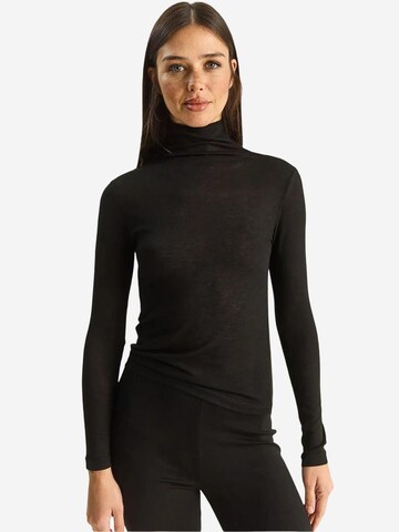 Bianco Lucci Shirt in Zwart: voorkant