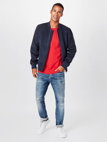 Tommy Jeans Regular fit Pulóver - piros