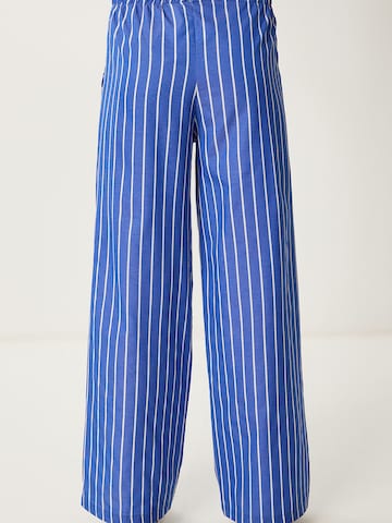Happiness İstanbul Wide leg Byxa i blå