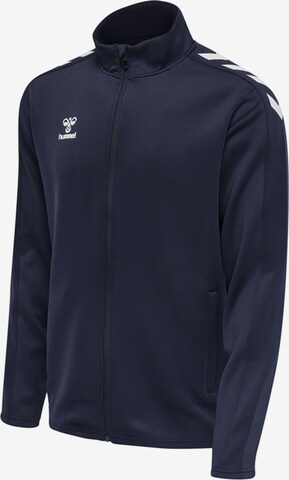 Hummel Sportsweatvest in Blauw