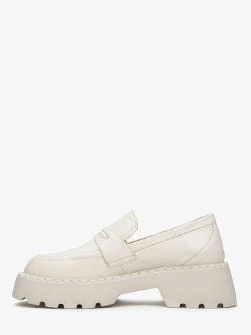 Mocassin '09-1201' Estro en beige : devant