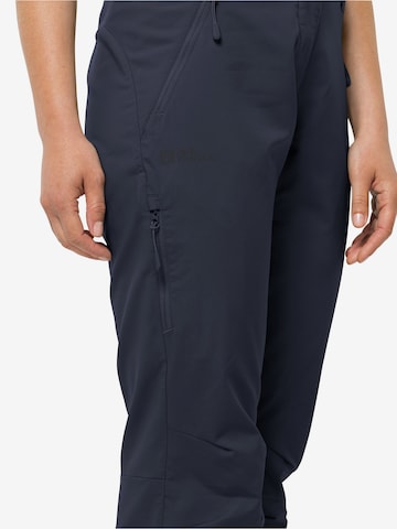 JACK WOLFSKIN Regular Outdoorhose in Blau