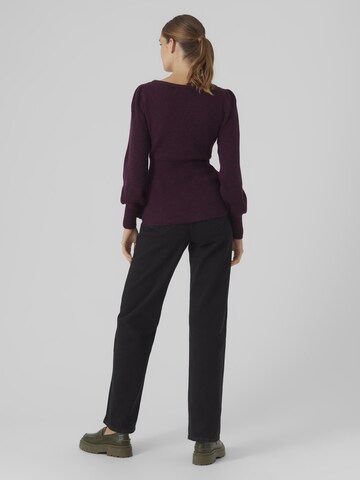 VERO MODA Sweater 'FLAVOUR' in Red