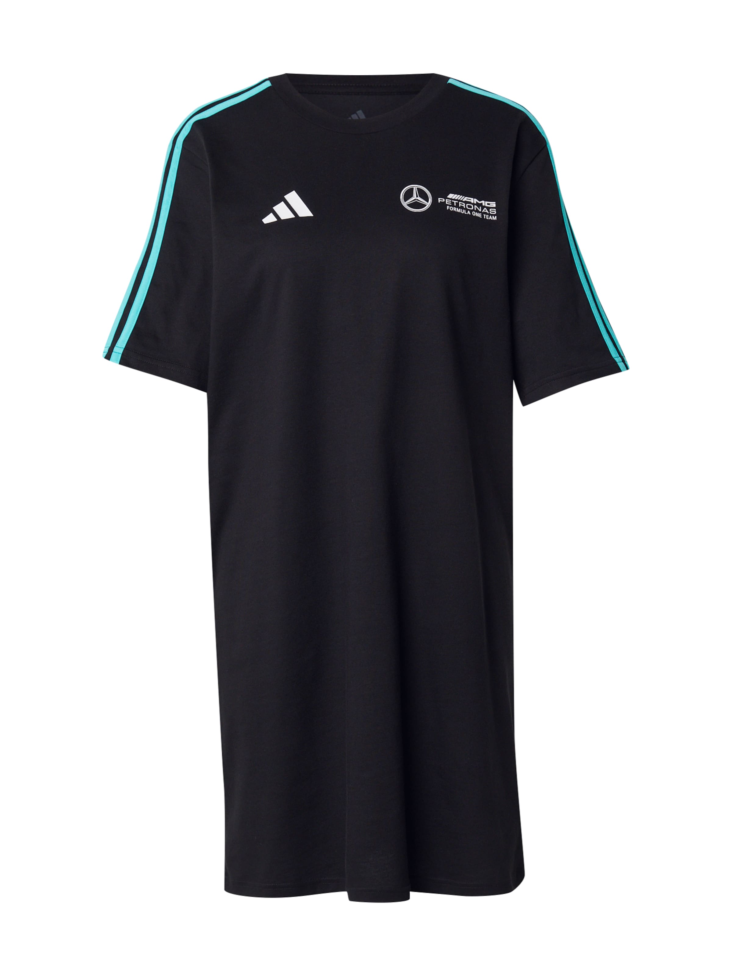 ADIDAS PERFORMANCE Sportowa sukienka 'Mercedes - AMG Petronas Formula One Team DNA Tee' w kolorze czarny: przód