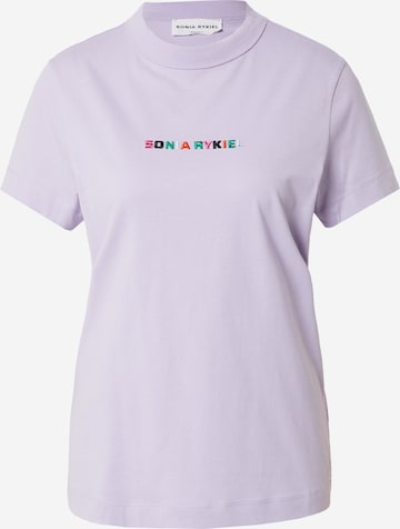 T-shirt Sonia Rykiel en violet : devant