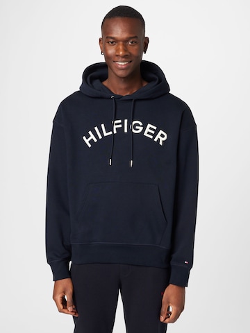 TOMMY HILFIGER Sweatshirt in Blauw: voorkant