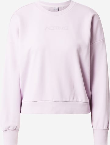 Sweat de sport 4F en violet : devant