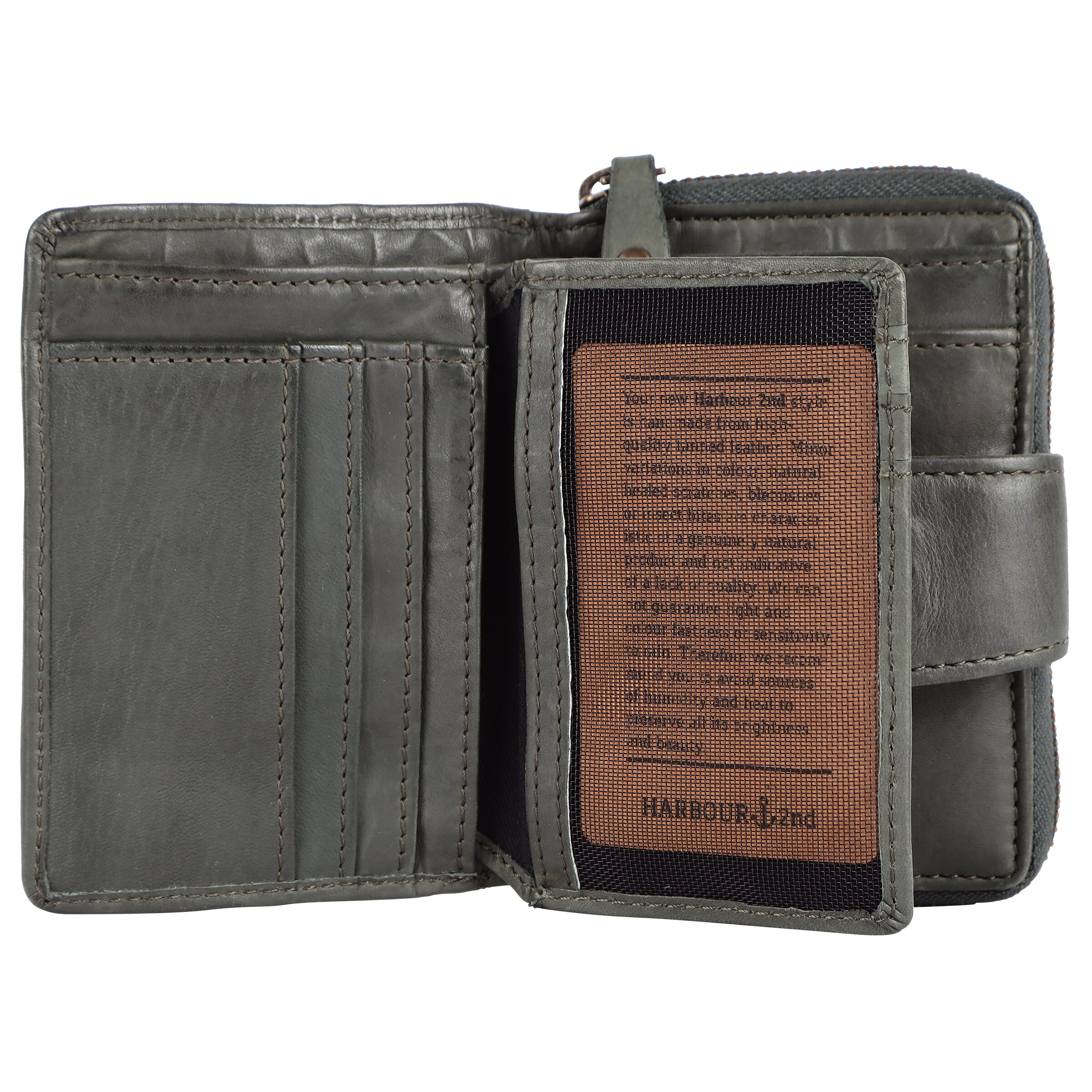 Harbour 2nd Wallet in Grey