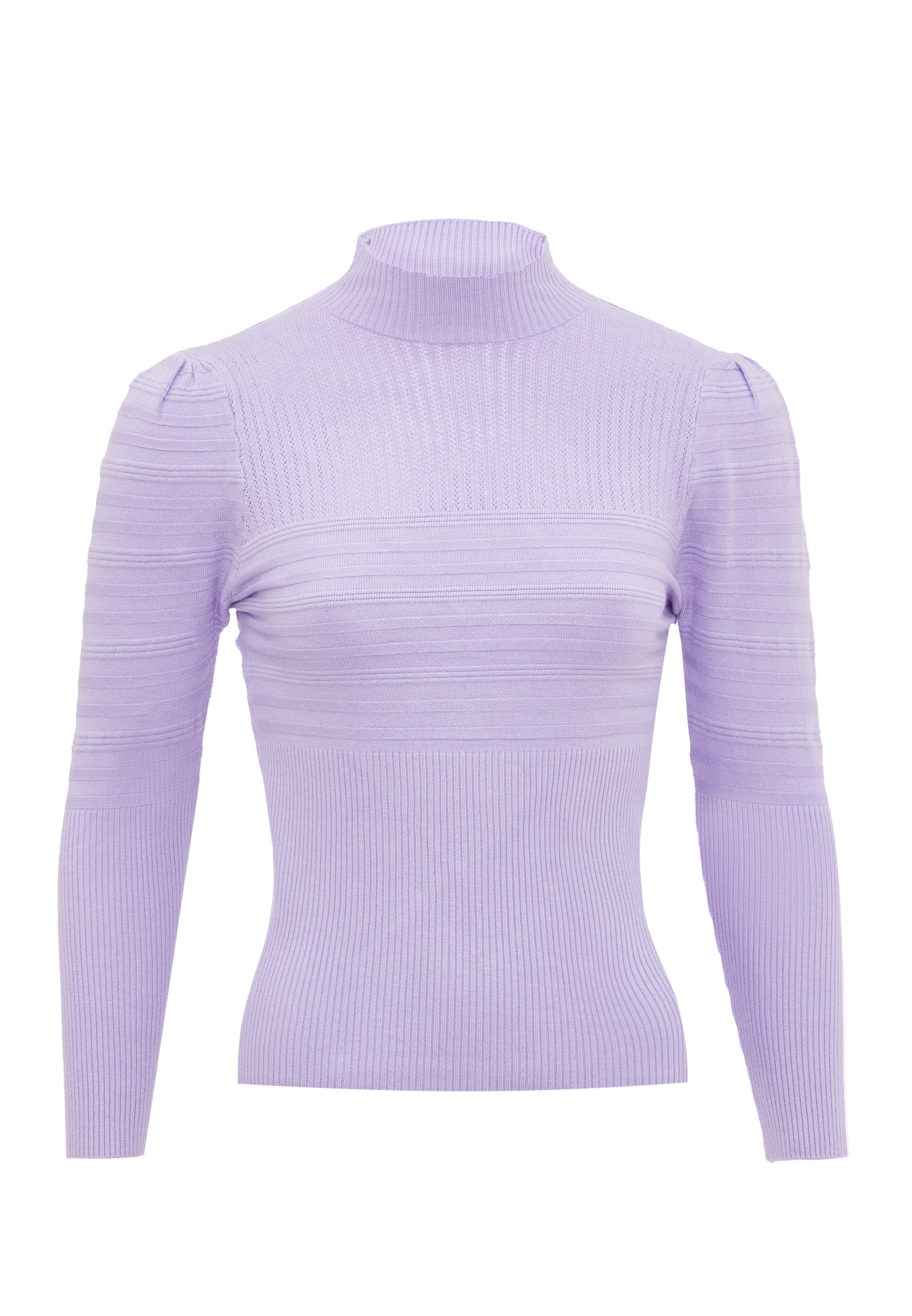 leo selection Pullover in Lila: Vorderseite