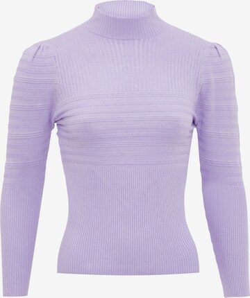 Pull-over leo selection en violet : devant