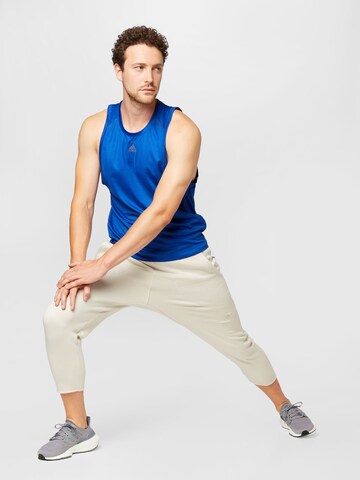 ADIDAS SPORTSWEAR Lużny krój Spodnie sportowe 'Studio Lounge Fleece' w kolorze beżowy