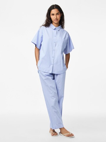 PIECES Bluse 'PCFemme' i blå