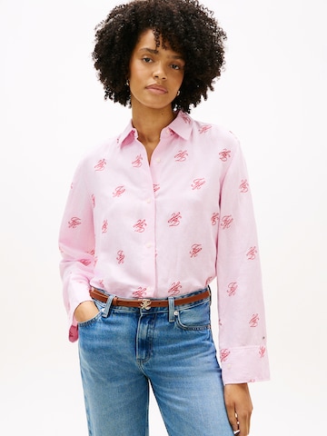 TOMMY HILFIGER Blouse in Roze: voorkant