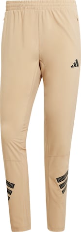 ADIDAS PERFORMANCE Sports trousers 'Gym+' in Beige: front