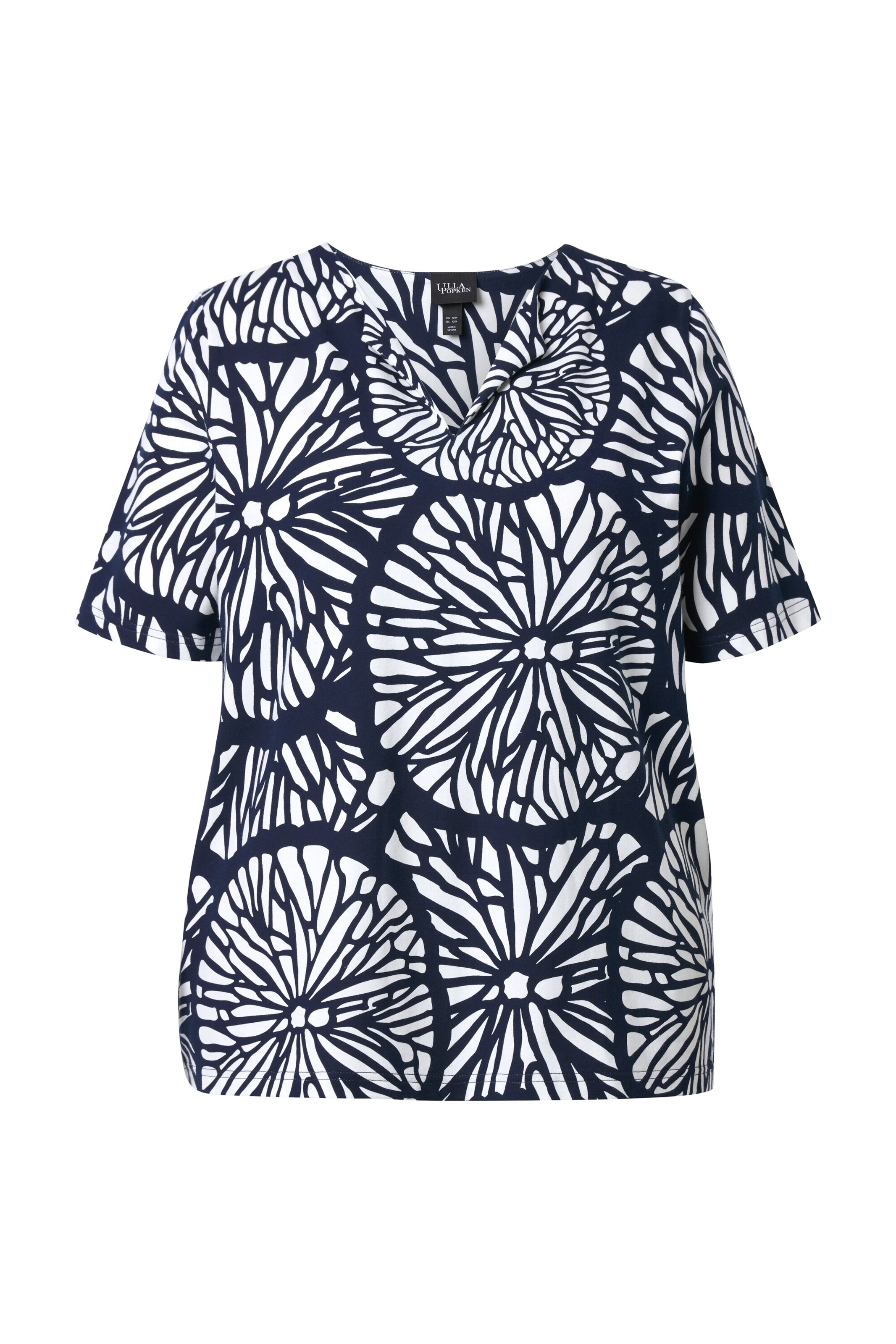Ulla Popken Shirt in Wit: voorkant