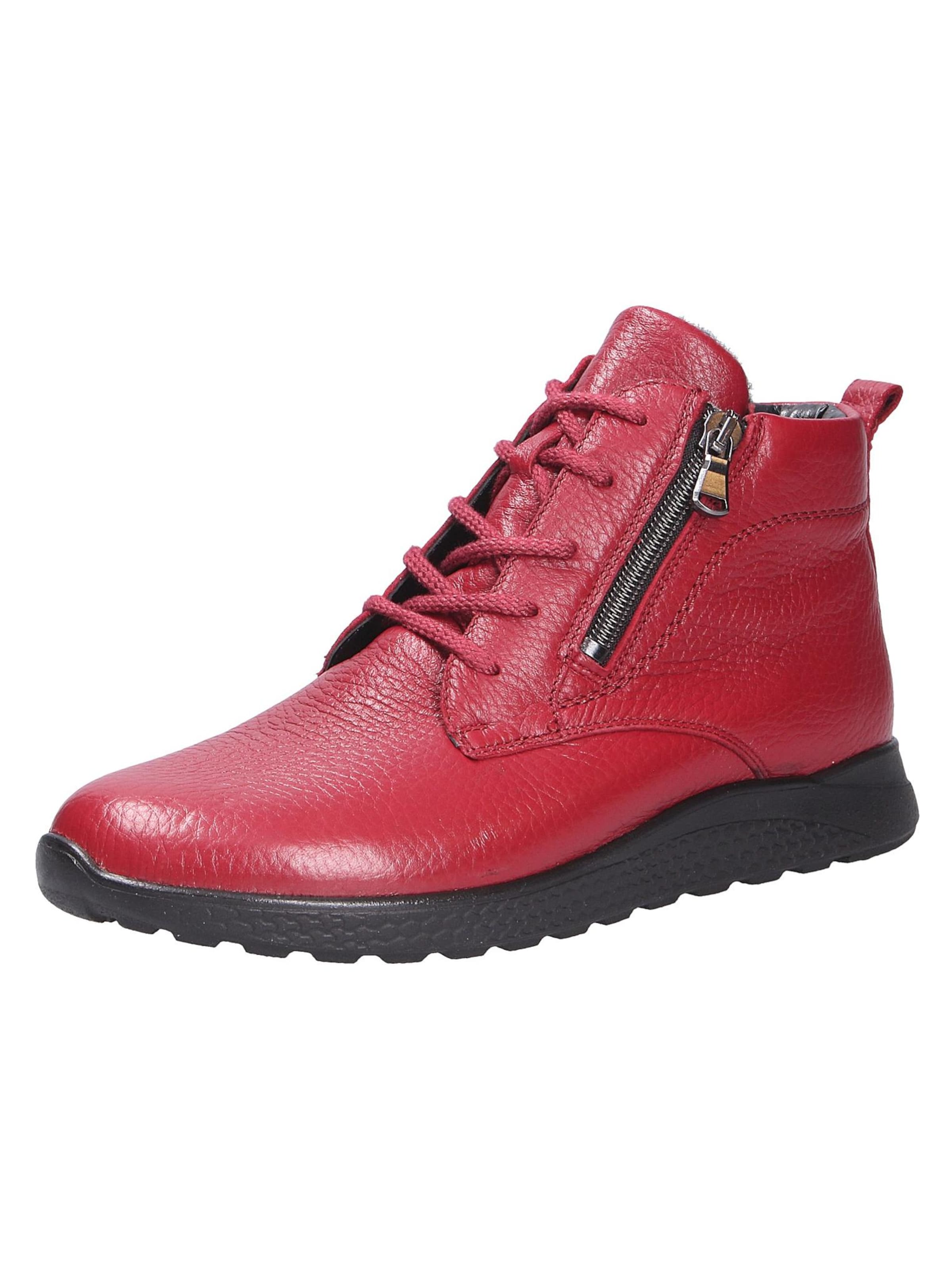 WALDLÄUFER Ankle Boots 'Alina'‌‌‌‌‌‌‌ in Rot: Vorderseite