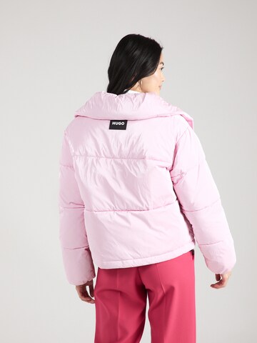 HUGO Winter Jacket 'Fary' in Pink