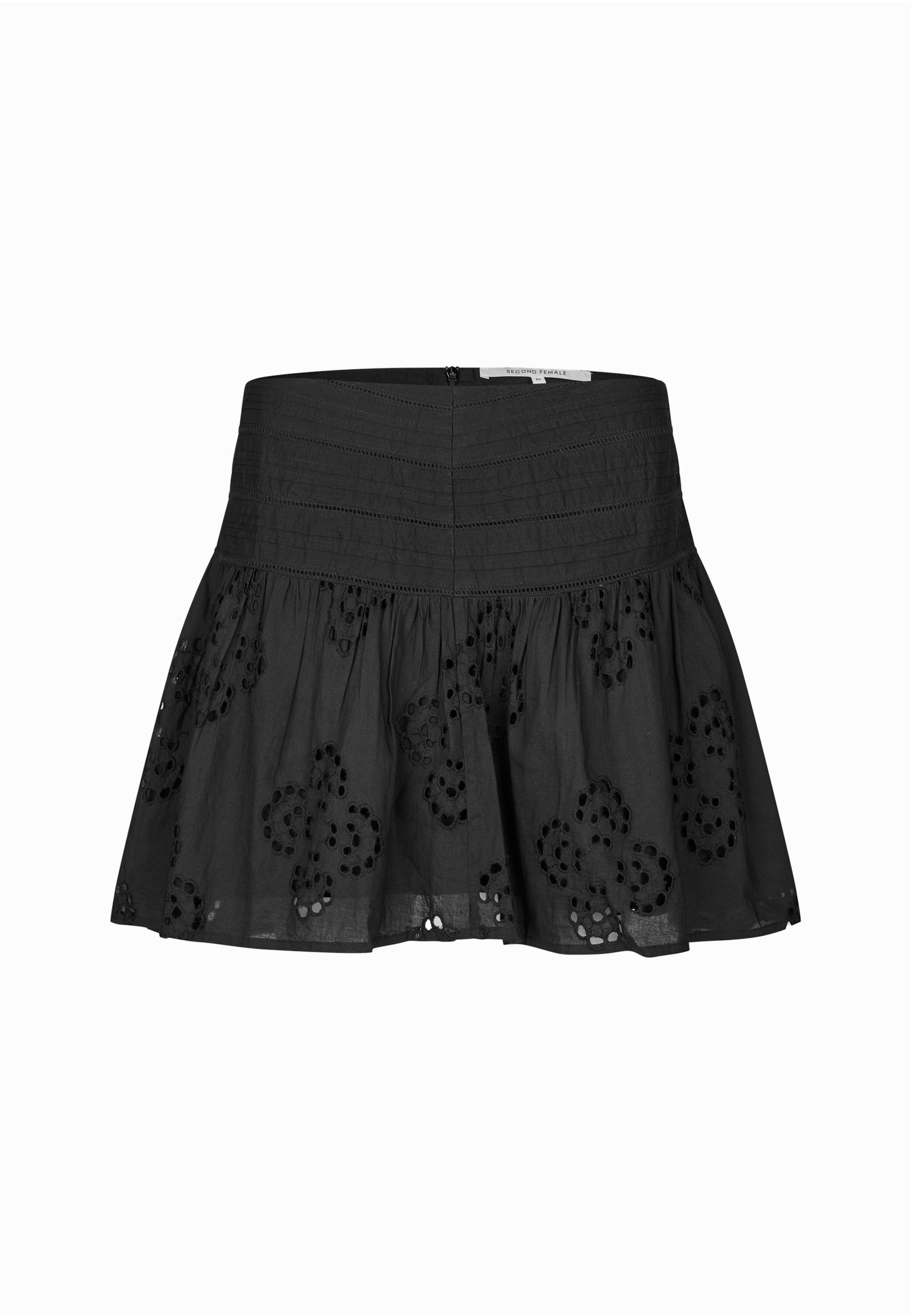 SECOND FEMALE - Falda 'Angelina' en negro: frente