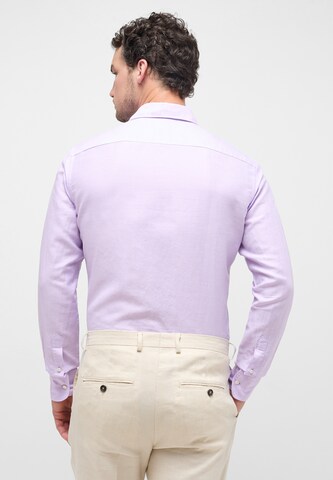 ETERNA Slim fit Button Up Shirt in Purple