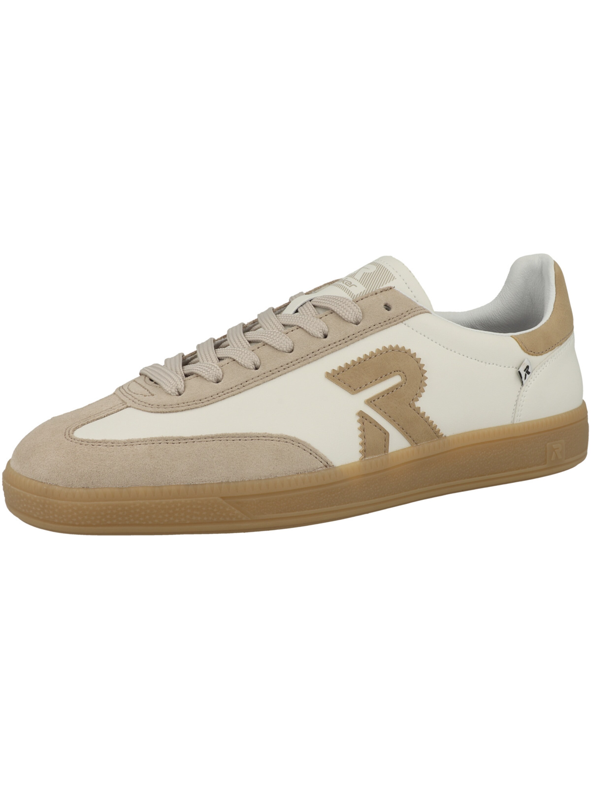 Rieker Sport Baskets basses en mastic / cappuccino / blanc, Vue avec produit