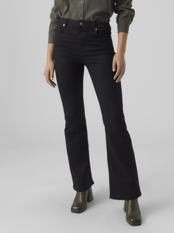 VERO MODA Flared Jeans in Schwarz: predná strana