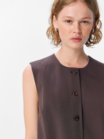 OBJECT Suit vest 'OBJLisa' in Brown