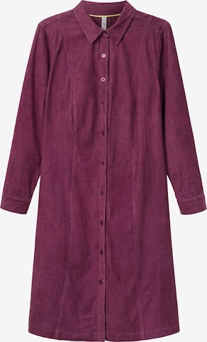 SHEEGO Shirt Dress in Purple: front