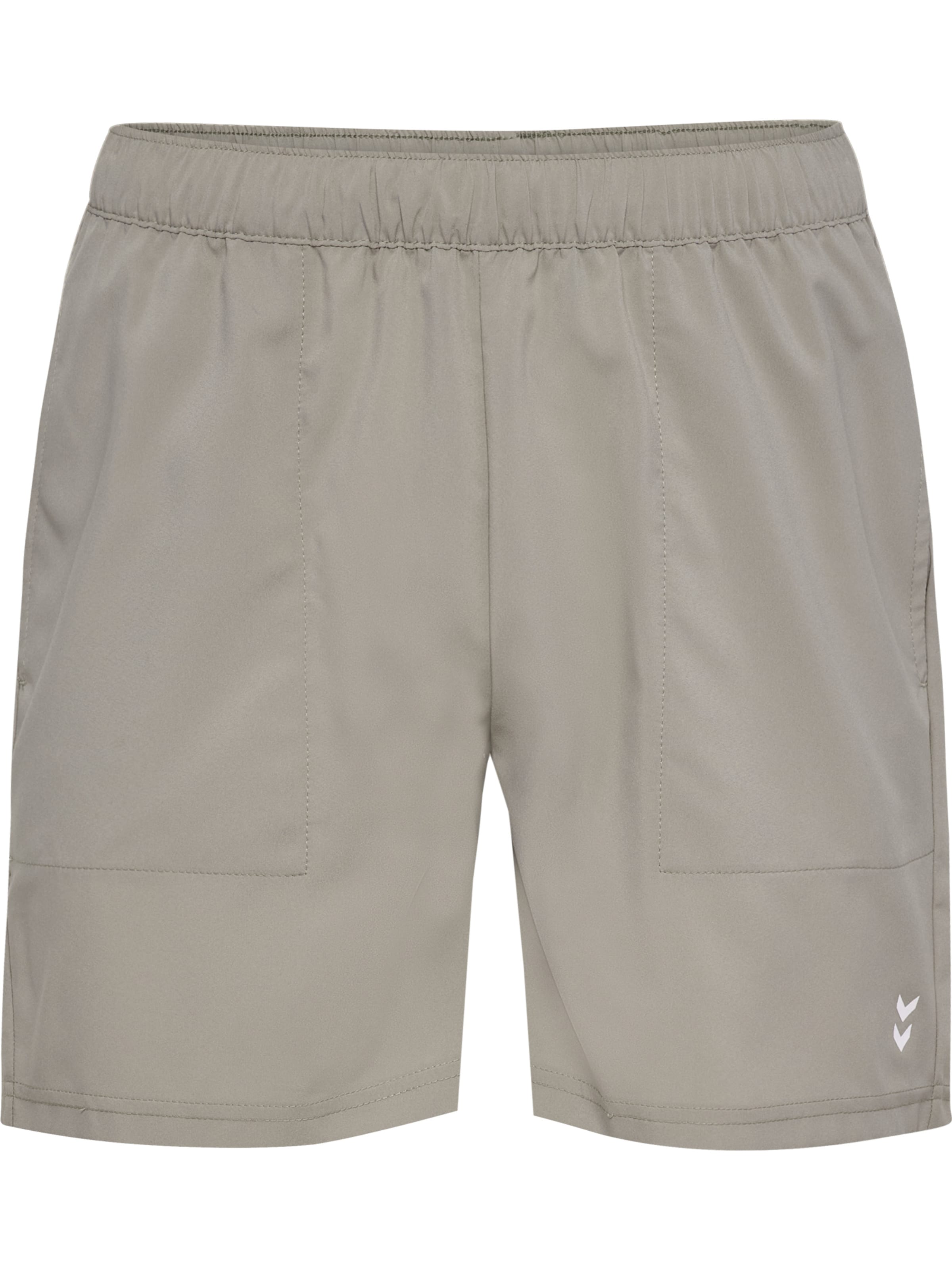 Hummel Regular Sportbroek in Grijs: voorkant