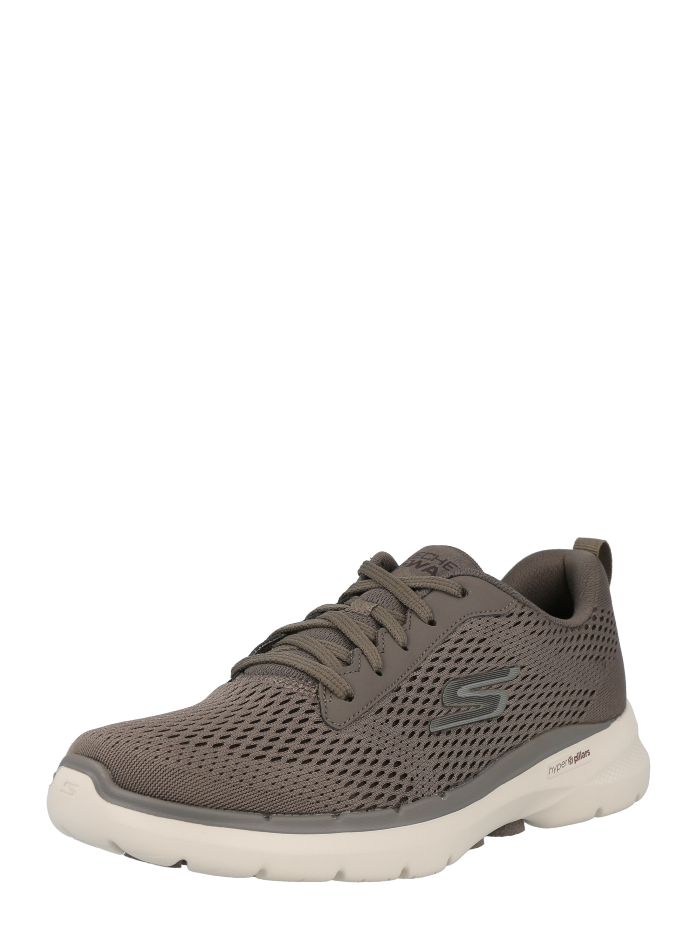 SKECHERS Sneakers laag 'Go Walk 6' in Grijs: voorkant