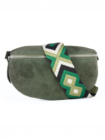 lePelou Gürteltasche 'ONDA small'‌‌‌‌‌‌‌‌ in Grün: Vorderseite