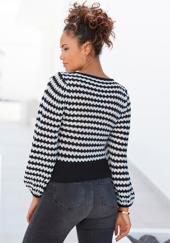 Pull-over LASCANA en noir