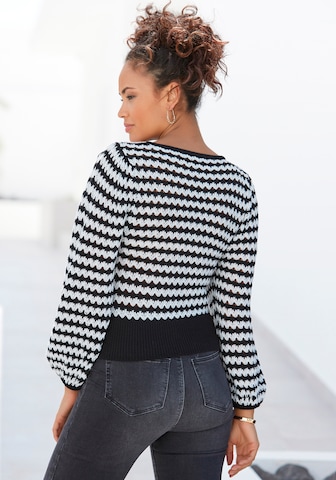 Pull-over LASCANA en noir