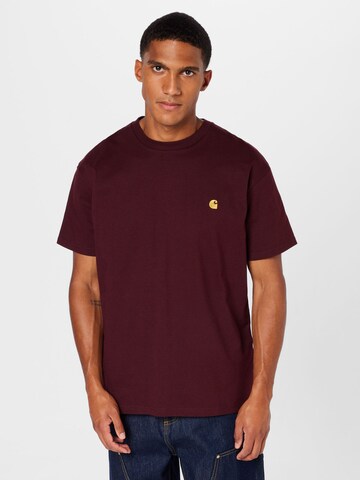 Carhartt WIP T-Shirt 'Chase' in Rot: predná strana