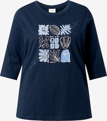 Ulla Popken Shirt in Blauw: voorkant