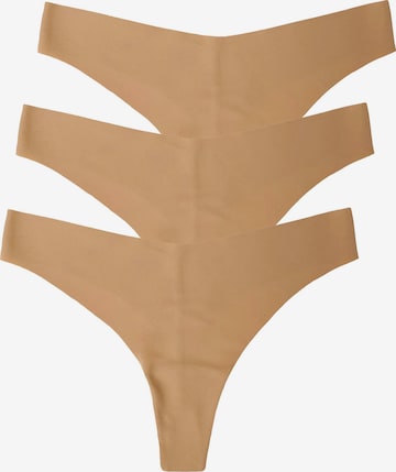 Nina von C. String 'Secret Soft & Shape' in Braun: Vorderseite