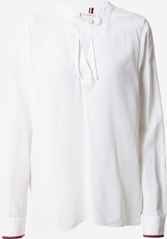 TOMMY HILFIGER Bluza | bela barva: sprednja stran