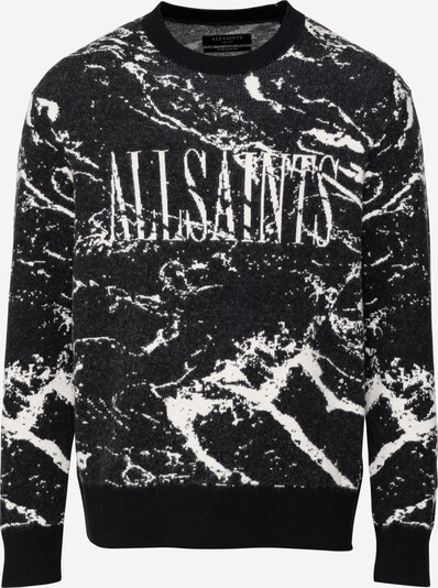 AllSaints Pull-over 'Marble' en noir / blanc, Vue avec produit