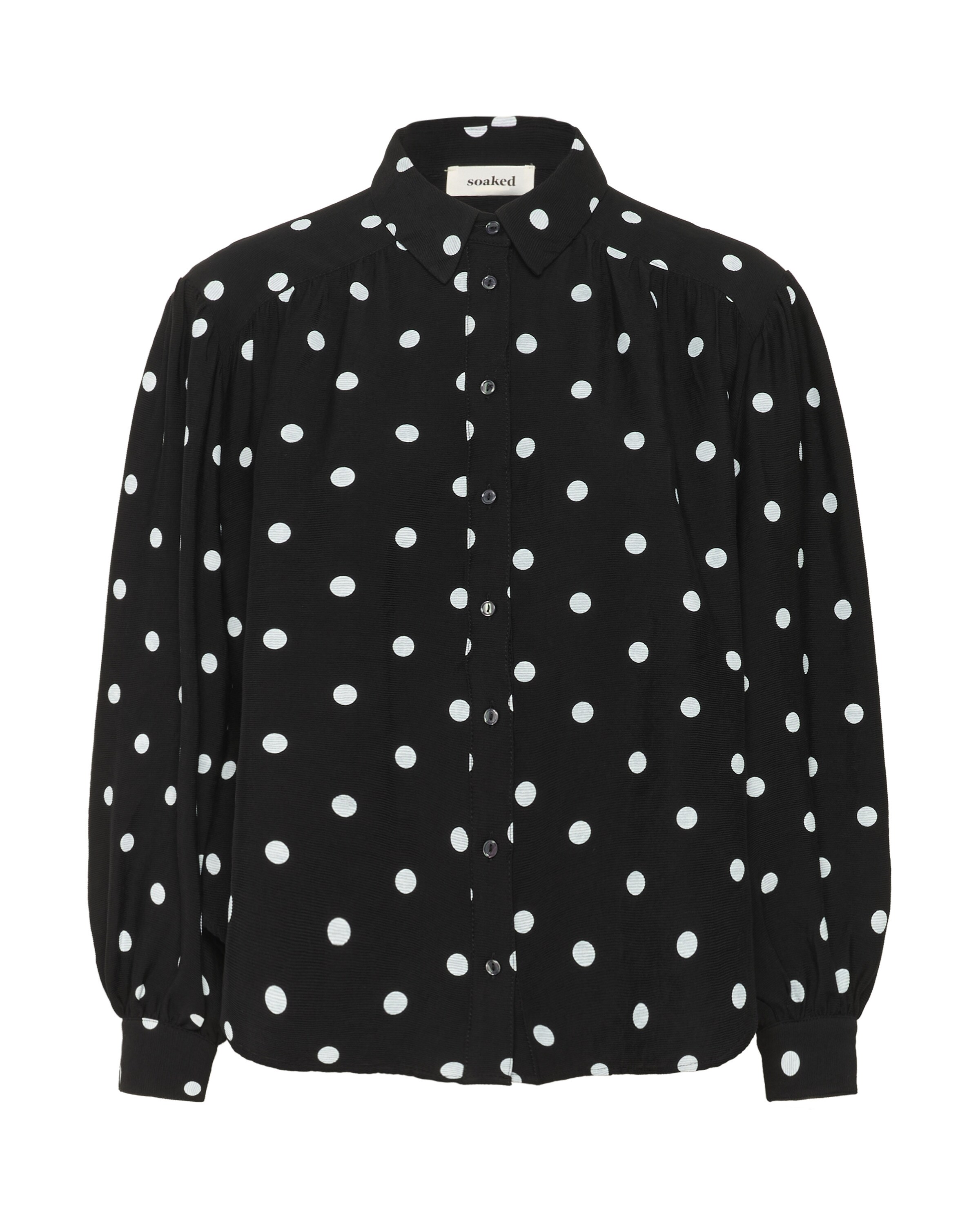 SOAKED IN LUXURY Bluse 'SLIdola Ebba' i sort: forside