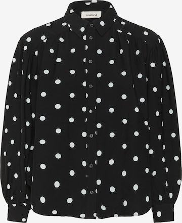Chemisier 'SLIdola Ebba' SOAKED IN LUXURY en noir : devant