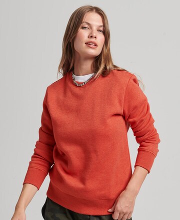 Superdry Sweatshirt in Rood: voorkant