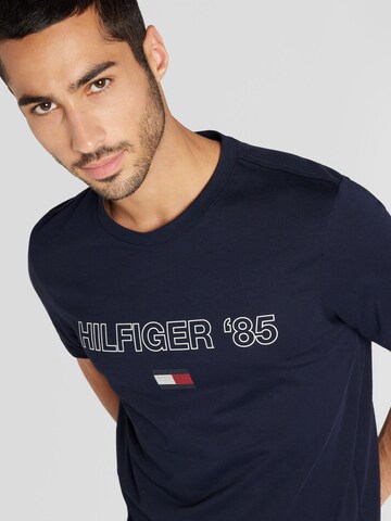 mėlyna TOMMY HILFIGER Marškinėliai