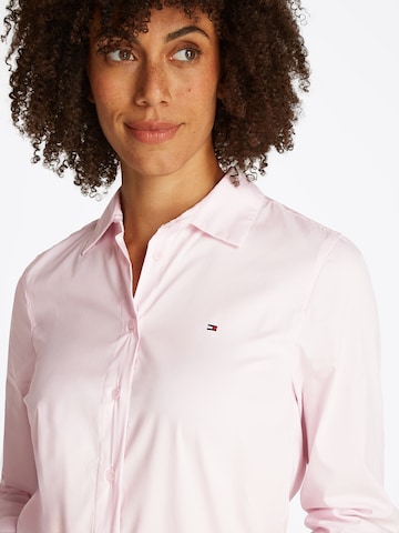 TOMMY HILFIGER Blouse 'ESS' in Roze