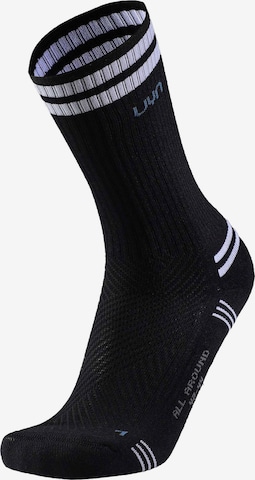 Chaussettes Uyn en noir : devant