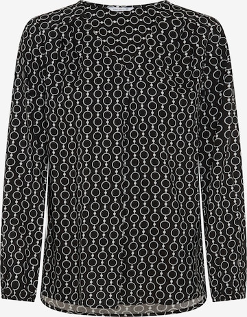 DELMAO Bluse in Schwarz: Vorderseite